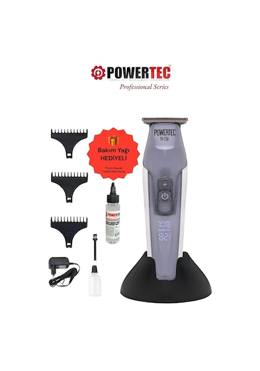 Powertec TR758 Profesyonel Saç ve Sakal Kesme Makinesi