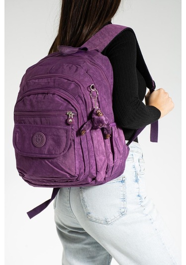 Orta Boy Sırt Çantası Ultra Hafif Çok Cepli Mor Model:571-3j - Mor