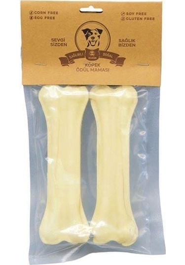 Rakun Beyaz Pres Kemik 12,5cm 2'li