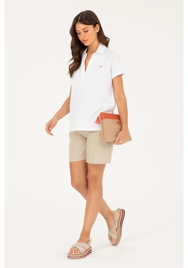 U.s. Polo Assn. Kadın Haki Şort / Bermuda 50282334-vr027 Haki U.s. Polo Assn. Kadın Haki Şort / Bermuda 50282334-vr027 Haki