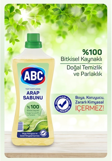 ABC Tüm Yüzeylerde Sıvı Arap Sabunu 2 x 900 ML