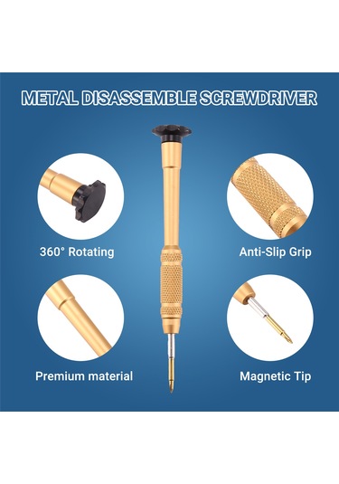 Leasetake Yeni Y 0.6mm Üç Noktalı Tornavida Aracı İphone 7 Saat Manyetik Uç