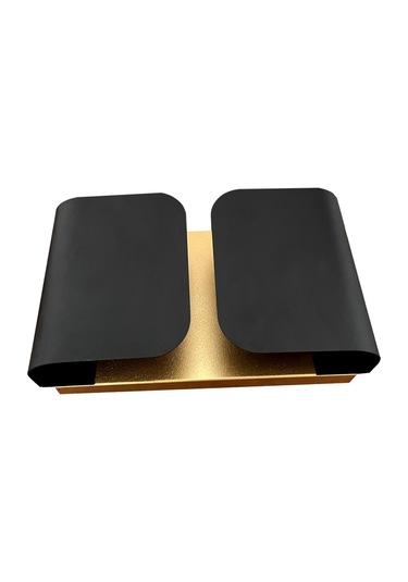 Siyah Boyalı Aplik Plc-1244-ap-1bsy Altın - Siyah