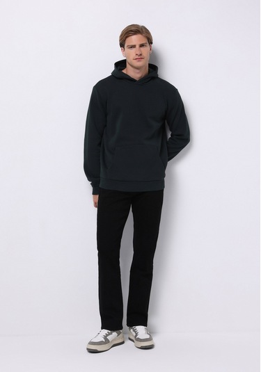 Colins Regular Fit Erkek Yeşil Sweatshirt Cl1076340 Q1.v2 Gre Koyu Yeşil