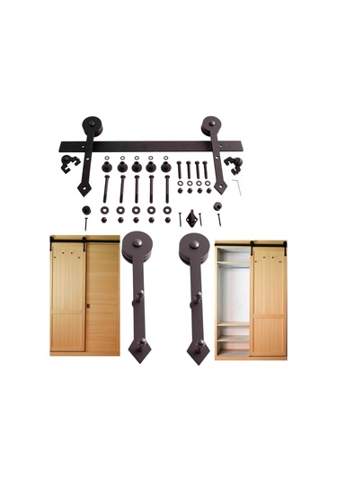 Ahır Kapısı Tambur Modeli Sürgü Mekanizması 200 Cm