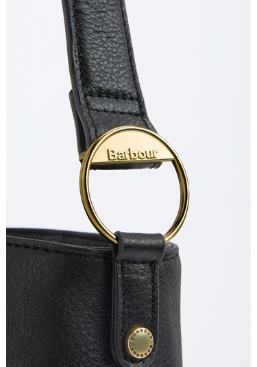 Barbour Cedar Deri Bucket Çanta Bk11 Black Siyah