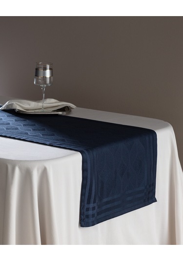 Madame Coco Mayenne Runner - Lacivert - 45x160 Cm 8684427113981 Lacivert