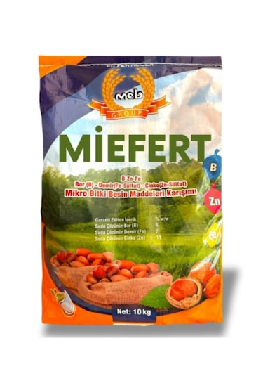 Ordu Mega Tarım Miefert 10 Kg Bor Çinko Demir Kışlık Baharlık Verim Gübresi 10 KG