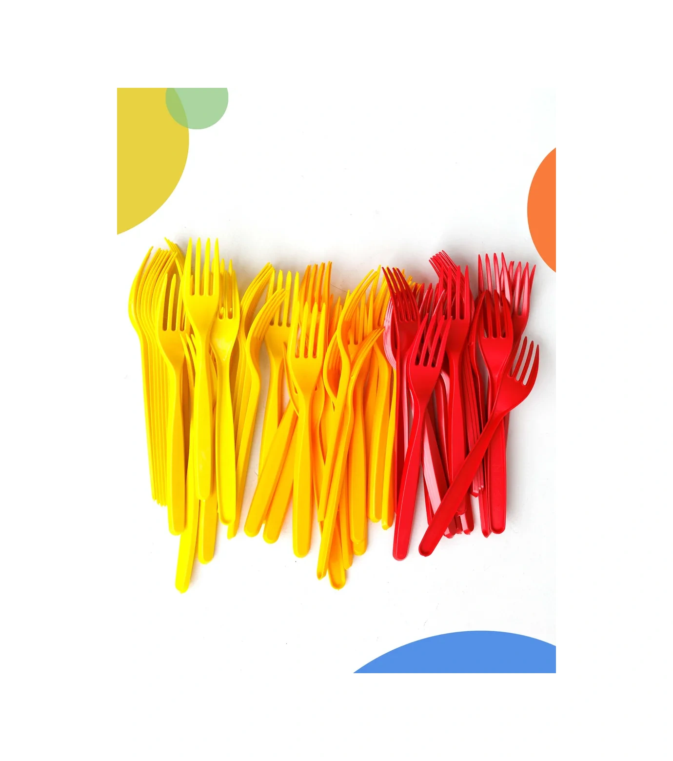 Pakkom Tek Kullanımlık Plastik Çatal Bıçak Takımı 372786288 100 adet