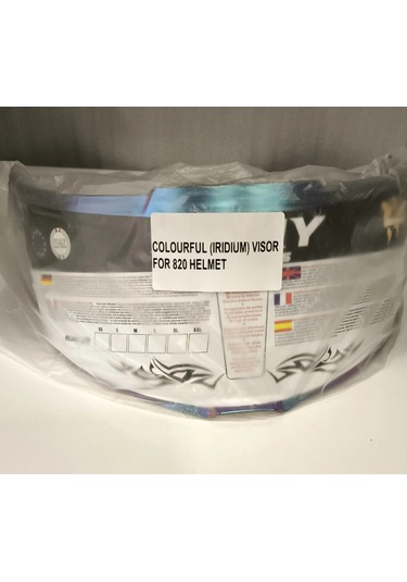 Kask Camı Sway Ff 820 İridyum Mavi Çok Renkli