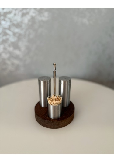 Tuzluk Seti Yuvarlak 304 Kalite Paslanmaz Çelik Çelik