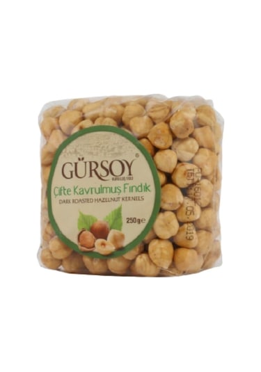 Gürsoy Çifte Kavrulmuş İç Fındık Oturan Paket 2 x 250 G