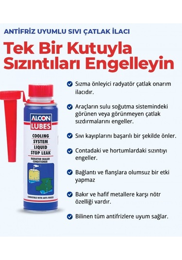 Alcon Antifriz Uyumlu Sivi Çatlak Ilaci 300 Ml