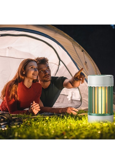 Youtek Usb Şarjlı Elektrikli Kovucu, 2 Modlu, Uv Işık Ve Fotokatalitik Reaksiyonlu, Ev Ve Dış Mekan Kullanıma Uygun, Sessiz 35db , Yeşil