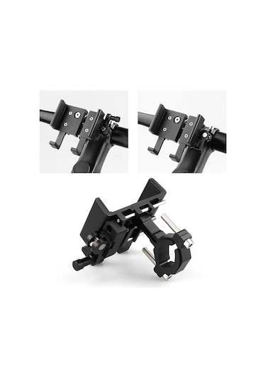 Springsun Hızlı Çıkarılabilir Bisiklet Telefon Tutucu - Titreme Önleyici Alüminyum Ve Silikon