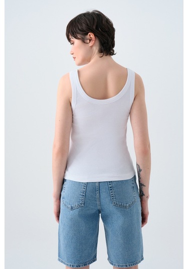 Loft Kadın Atlet Lf2038440 Beyaz