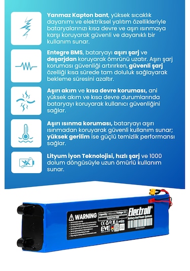 Rks A3 Uyumlu Batarya 36v 7.800mah Elektrikli Scooter Bataryası