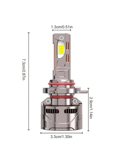 Cordial H11 95000lm Süper Parlak Led Canbus H8 H9 H16 H7 H18 9005 9006 9012 Araba Far Ampulleri