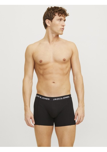 Jack Jones Erkek Desenli Pamuklu 3 Lü Boxer Set 12273114 KARIŞIK