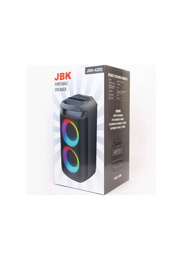 Rose Taşınabilir Party Box Bluetooth Hoparlör - Jbk-4202