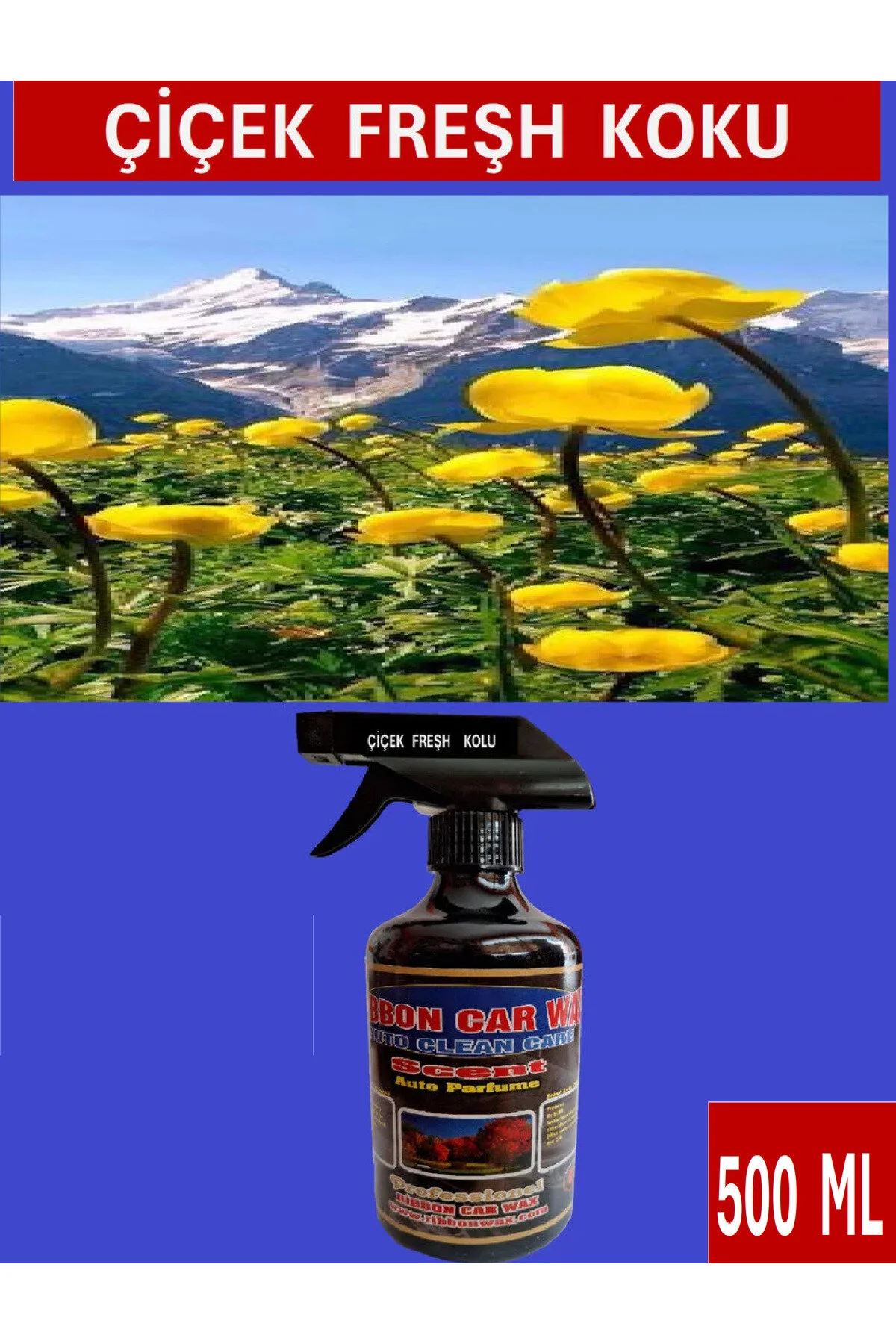 Rb Scent Çiçek Fresh Koku Oto Parfümü 500 Ml Bahar Çiçekleri