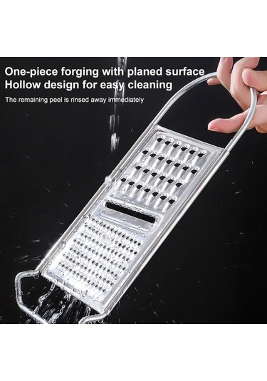 Dancemonkey Cbtx Mutfak Paslanmaz Çelik Sebze Kesici Patates Rende 5 Kavisli, Patates Rende Zımparalayıcı Gümüş