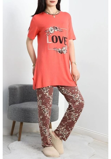 Seka Store Seka Ringviskon Pijama Takımı Narçiçeği - 50632.1931. Çok Renkli