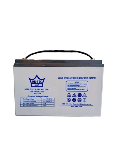 Or-tec 12v 100a Jel Akü