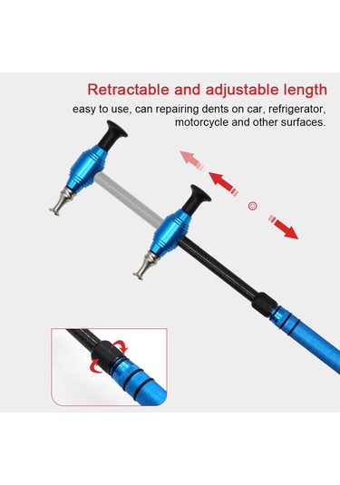 Araba Göçük Tamir Aracı Teleskopik Alüminyum Alaşımlı