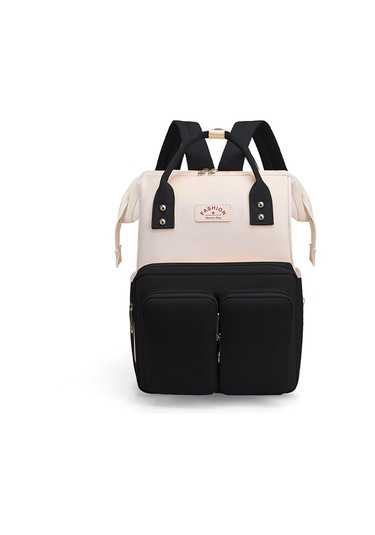 Ccgloball Büyük Kapasiteli Mumya Çantası Anne Ve Bebek Çantası Sırt Çantası Siyah - Siyah