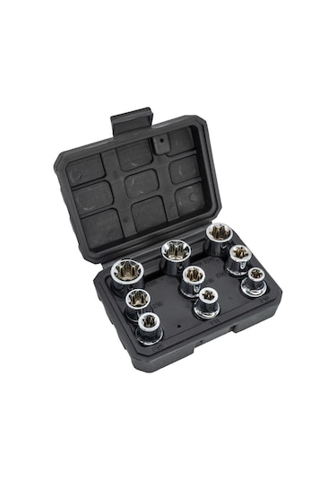 5547 1/2" Torx Lokma Anahtar Seti 9 Parça