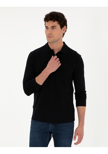 Pierre Cardin Erkek Siyah Sweatshirt 50294438-VR046 Siyah