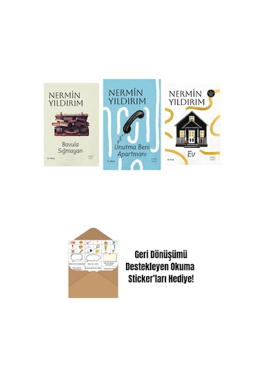 Bavula Sığmayan Ciltli + Unutma Beni Apartmanı Ciltli + Ev + Okuma Sticker'ları