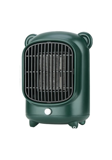 Eu Plug Isı Kazanıcı - Ptc Seramik Hızlı Isıtma, Sessiz Çalışma, Ofis & Ev İçin 500w Mini Radyatör Yeşil