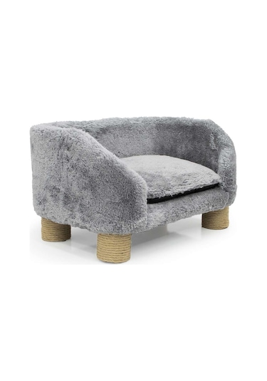 Gobypet Peluş Kedi Koltuğu, Yumuşak Lüks Kedi Köpek Yatağı, Kedi Köpek Koltuğu