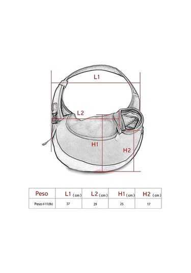 Geeksen Ayarlanabilir Omuz Askılı Rahat Evcil Hayvan Taşıma Çantası - Siyah Çok Renkli