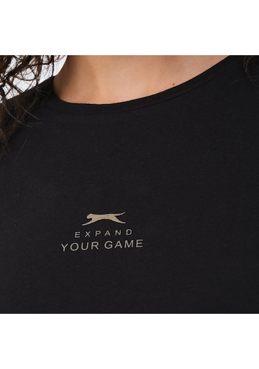 Slazenger VIRAJ Kadın  Siyah Tişört