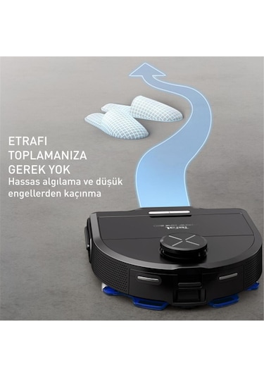 Tefal RG9475 X-Plorer Serisi 220 Mop Özellikli Akıllı Robot Süpürge Siyah