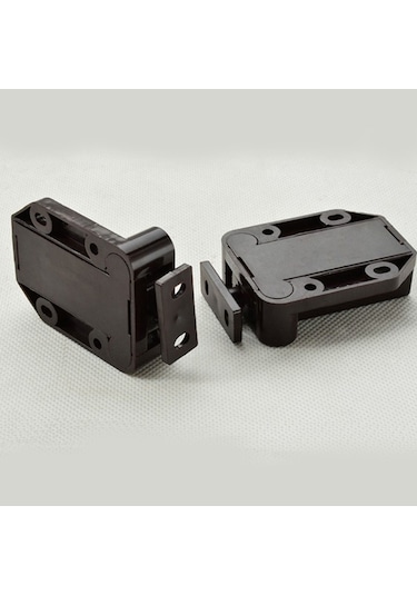 Nayomiglow 6'lı Paket Manyetik Olmayan Bas-aç Mandallı Çekmece Dolap Mandallı Pres Mandalı Dolap Yatak Odası