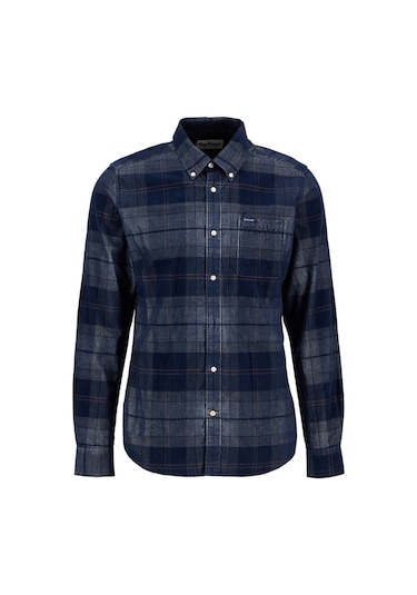 Barbour Blair Tailored Tartan Cord Gömlek Tn42 Riverstone Tartan Çok Renkli