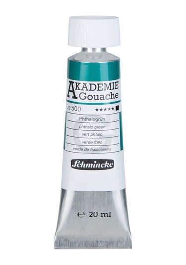 Schmincke Akademie Guaj Boya 20 Ml. 500 Phthalo Green