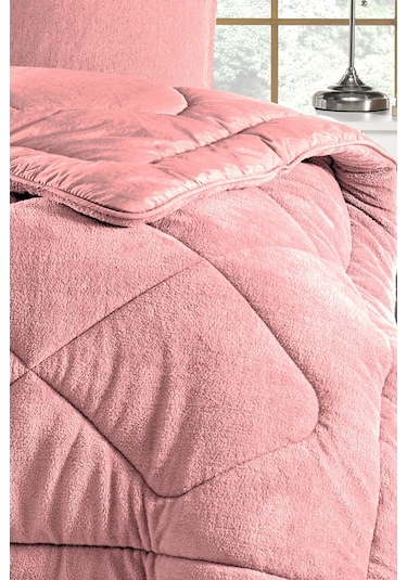 Ely Parker Yumuşak Tek Kişilik Renkli Yorgan Wellsoft Çift Taraflı 155x215