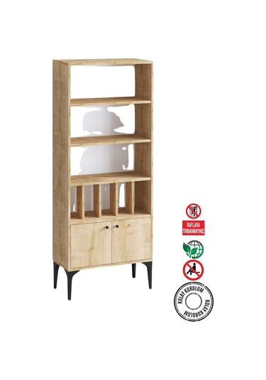 Decormet Pollux Kitaplık Dec0032 Çok Renkli