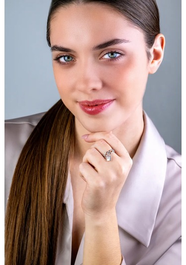 Torgovyj Dom Uvelir Holding 925 Gümüş Zincir Yüzük, Kolye Ucu İl 323544060 Gümüş