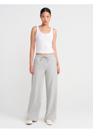 Dilvin 21158 Düğmeli Askılı Top-beyaz Beyaz