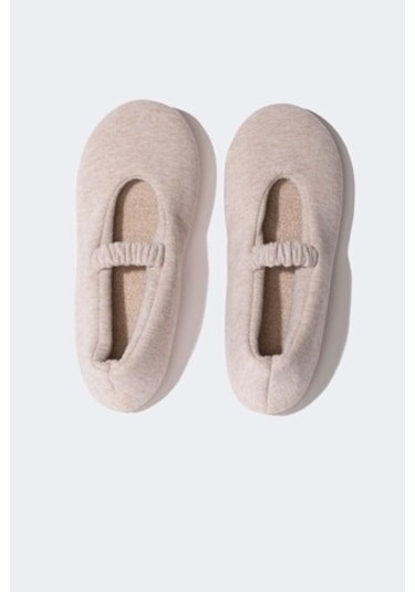 Defacto Kız Çocuk Babet Görünümlü Düz Taban Panduf D3447a824wnbg122 Bej