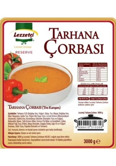 Lezzetçi Tarhana Çorbası 3 KG