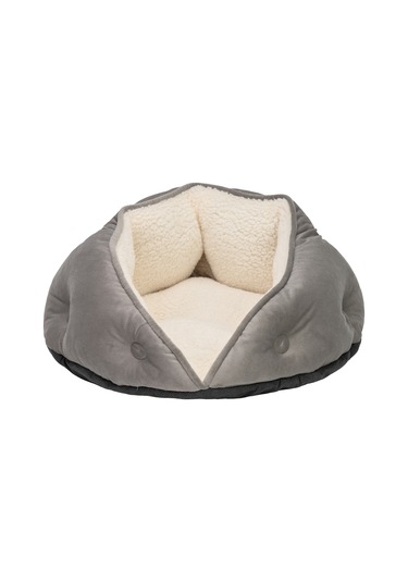 Pet Comfort Paris Kedi Ve Köpek Yatağı Gri 60cm