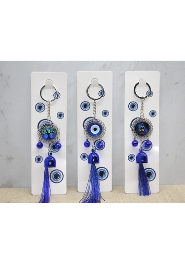 Metal Nazar Boncuğu Çan Alk3496 - 9005451735748ynt Çok Renkli