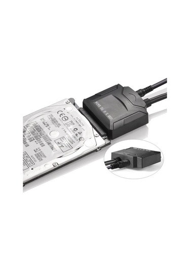 Usb 2.5 İnç-3.5 İnç Sata Harddisk Bağlantı Kablosu